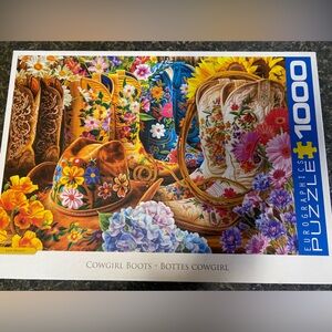 Cowgirl Boots by Lars Stewart Puzzle 1000 pieces